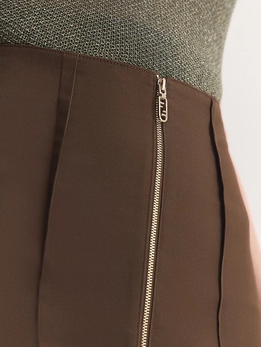 Юбка с застежкой на молнию и разрезом Elis арт. SK0513