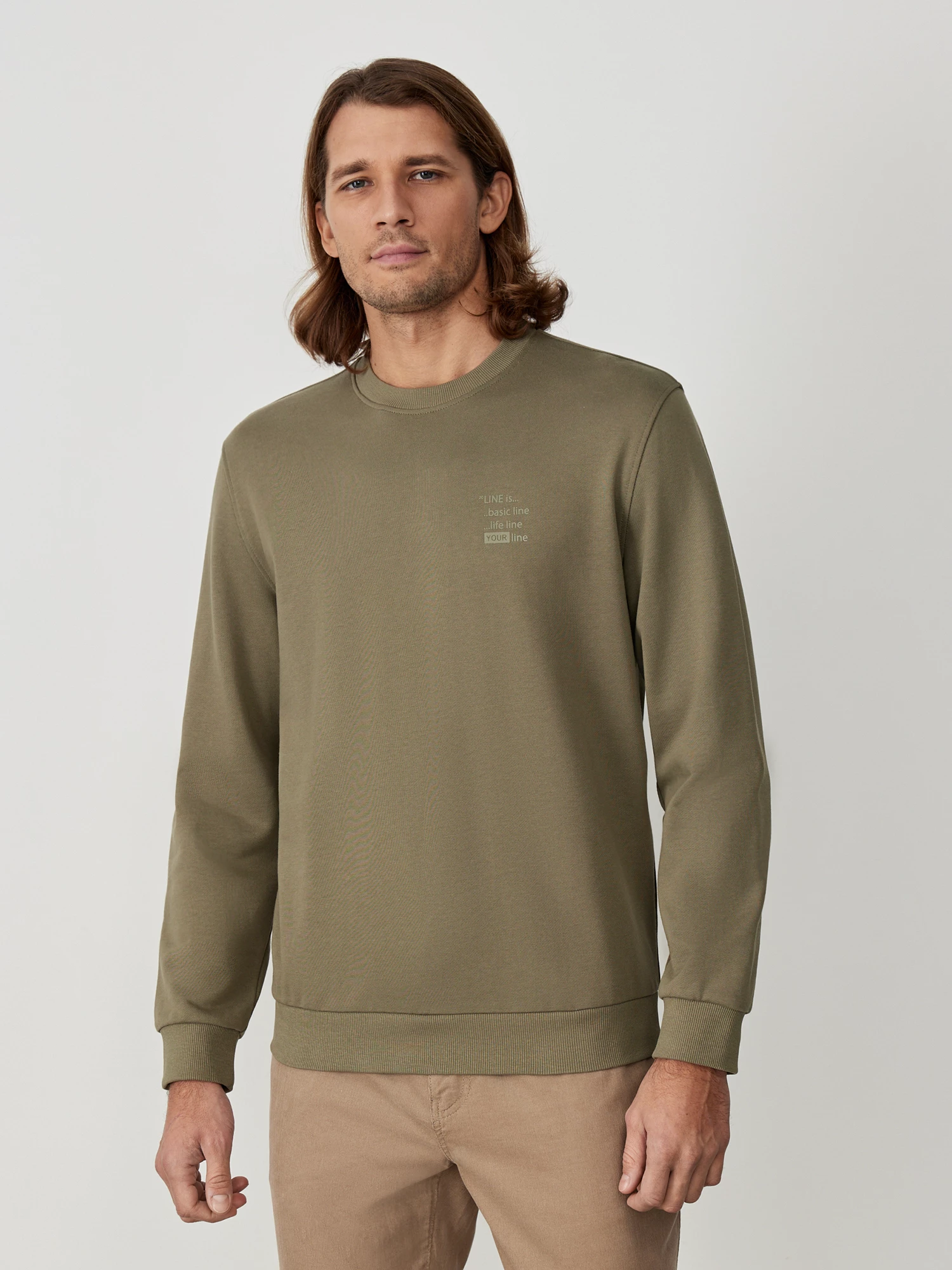 Свитшот с принтом 20line арт. IBS0017K