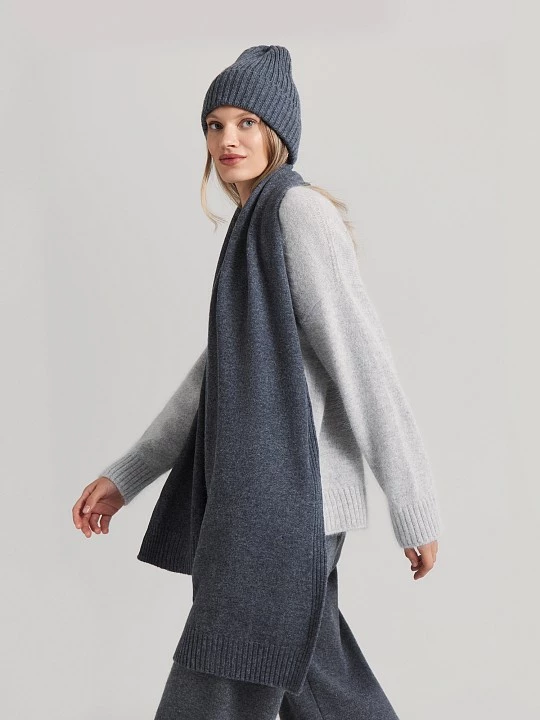 Шапка и шарф из шерсти мериноса Elis арт. NWS0002V