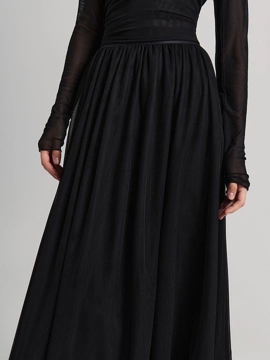 Юбка макси из мягкой сетки Elis арт. SK0608