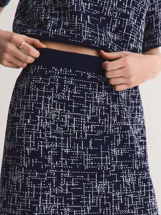 Прямая вязаная юбка Elis арт. SK0613V