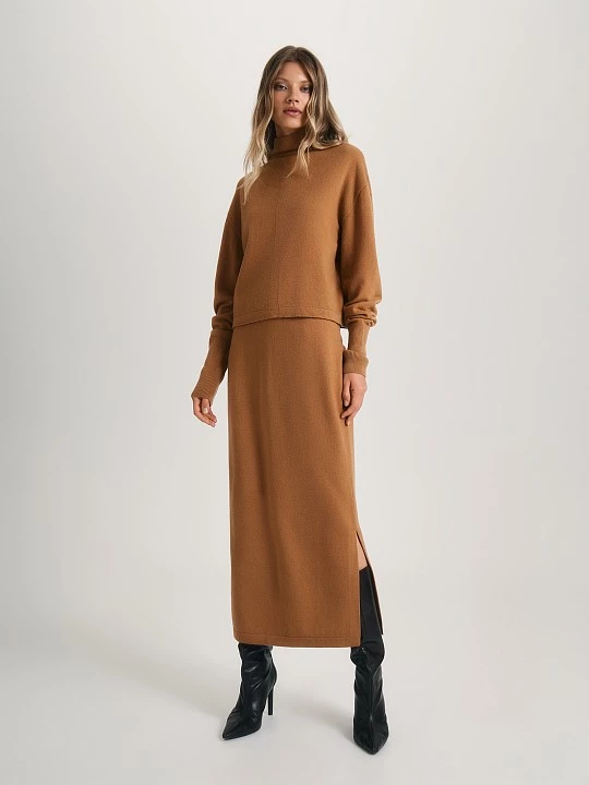 Вязаная юбка из шерсти мериноса Elis арт. SK0471V