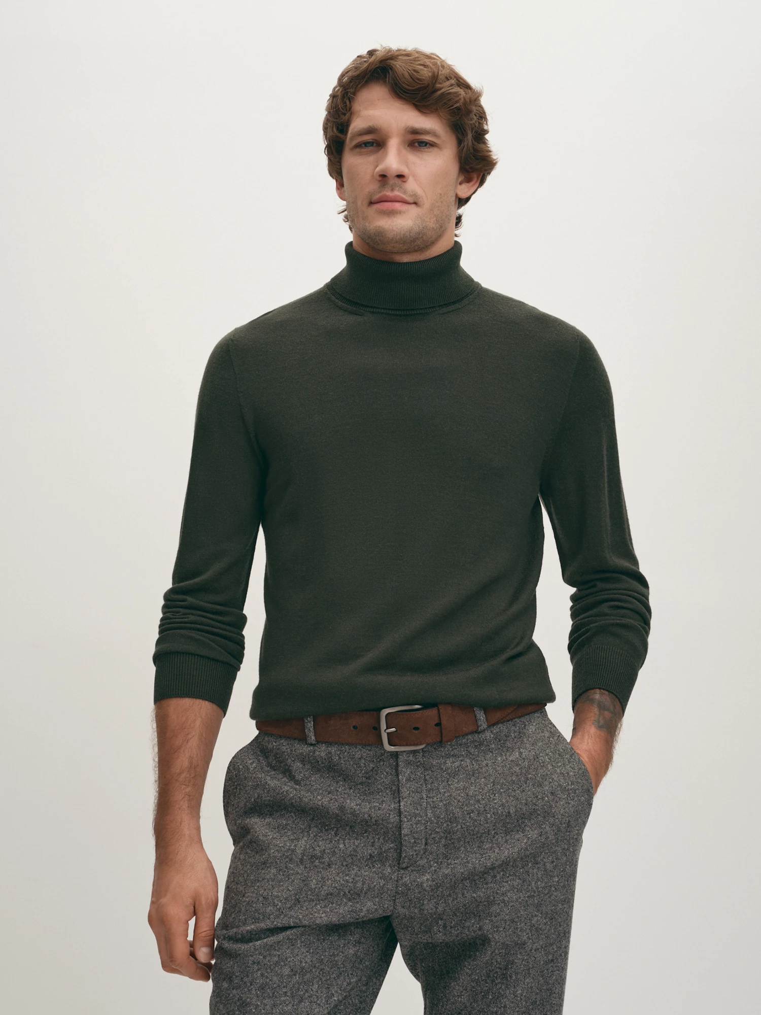 Водолазка из пряжи с содержанием шерсти мериноса 20line арт. IVD0015V