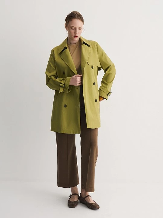 Яркий укороченный плащ Lalis арт. PL0088