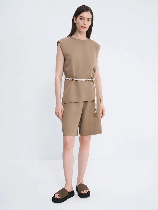 Пантолеты из натуральной кожи с дополнительной фиксацией Elis арт. ML0002