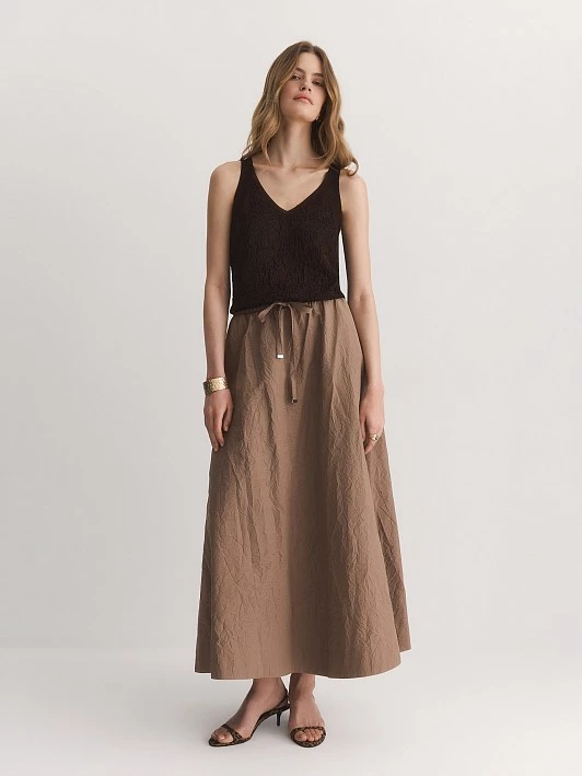 Легкая юбка из хлопковой ткани Elis арт. SK0525