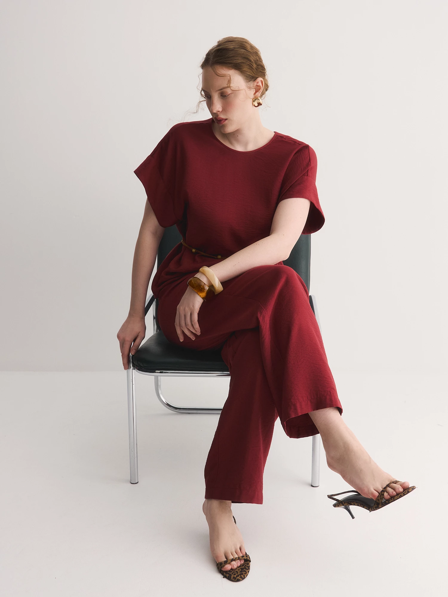 Брюки из легкой вискозной ткани Lalis арт. TR05266R