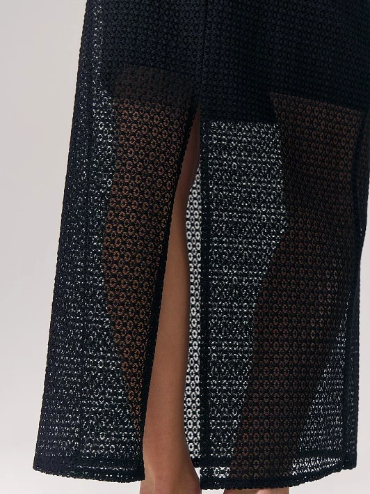 Юбка из мягкой кружевной сетки Elis арт. SK0502K