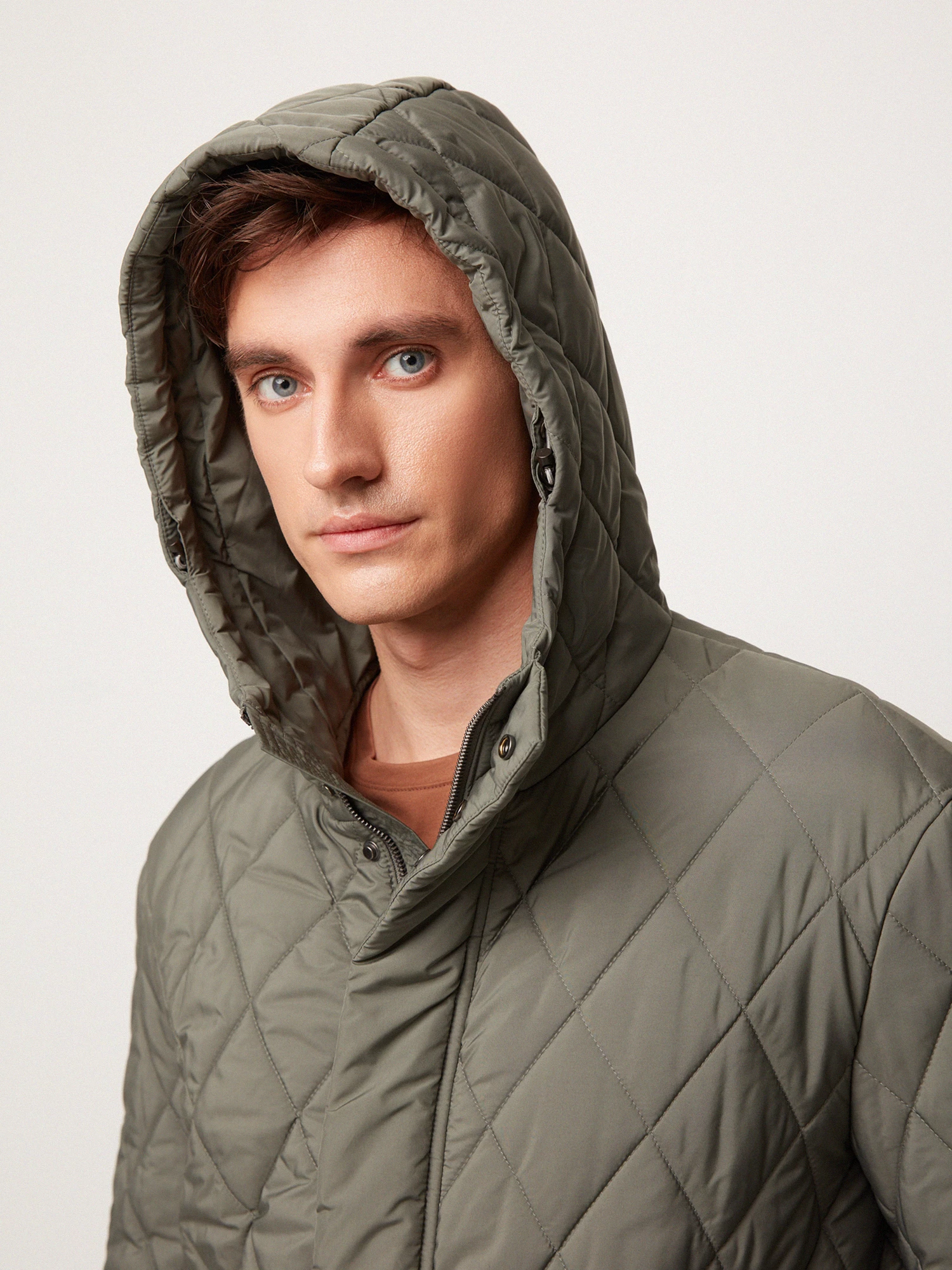 Куртка утепленная с капюшоном 20line арт. IKD0010S