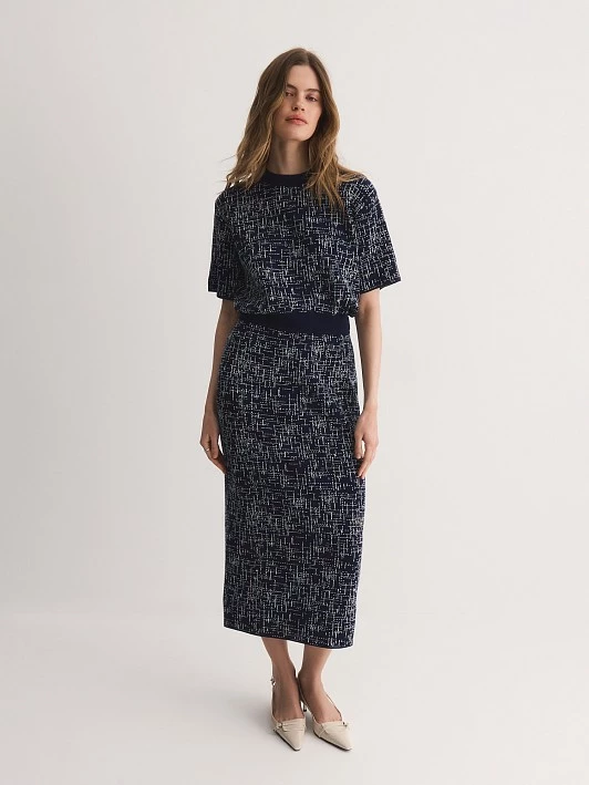 Вязаный джемпер с коротким рукавом Elis арт. JM0291V