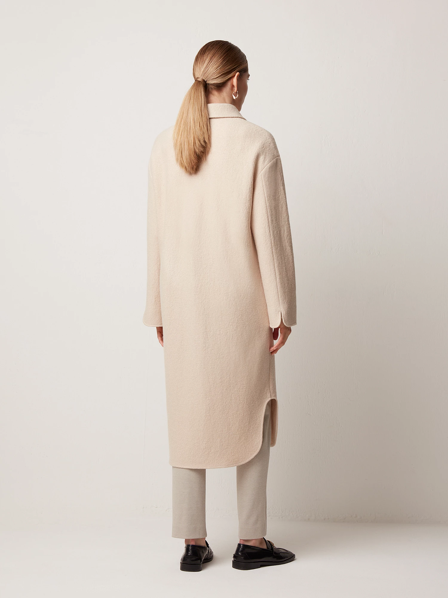 Пальто с шерстью прямого кроя Elis арт. PS0014