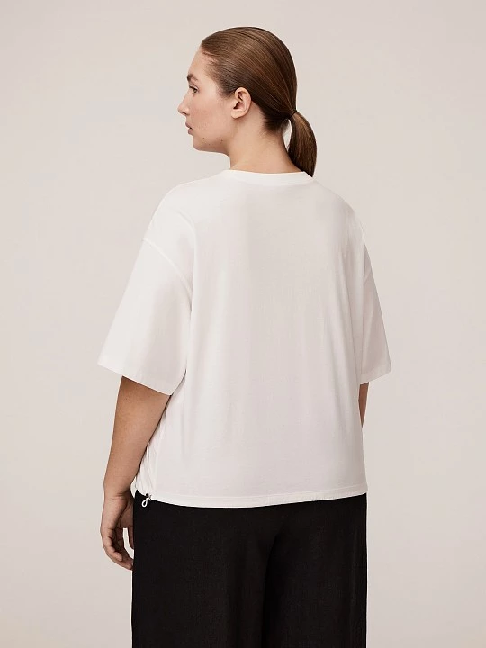 Укороченная футболка из 100% хлопка Lalis арт. TS0134K