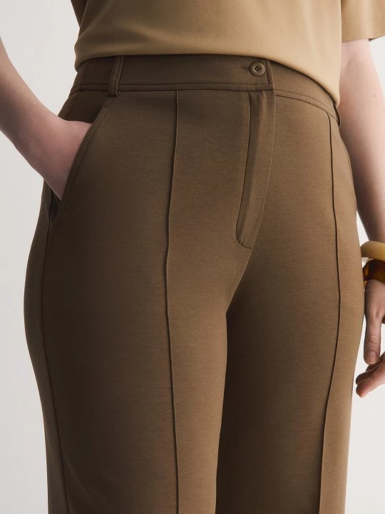 Брюки из трикотажа на основе переработанного полиэстера и хлопка Lalis арт. TR0539K