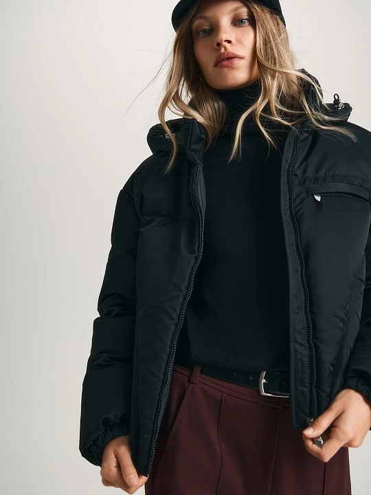 Короткий легкий пуховик на молнии Elis арт. PH0061