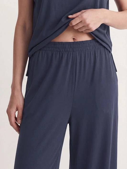 Прямые брюки из вискозного трикотажа Elis арт. TR0584K