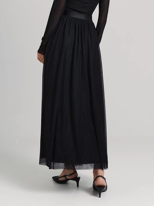 Юбка макси из мягкой сетки Elis арт. SK06085