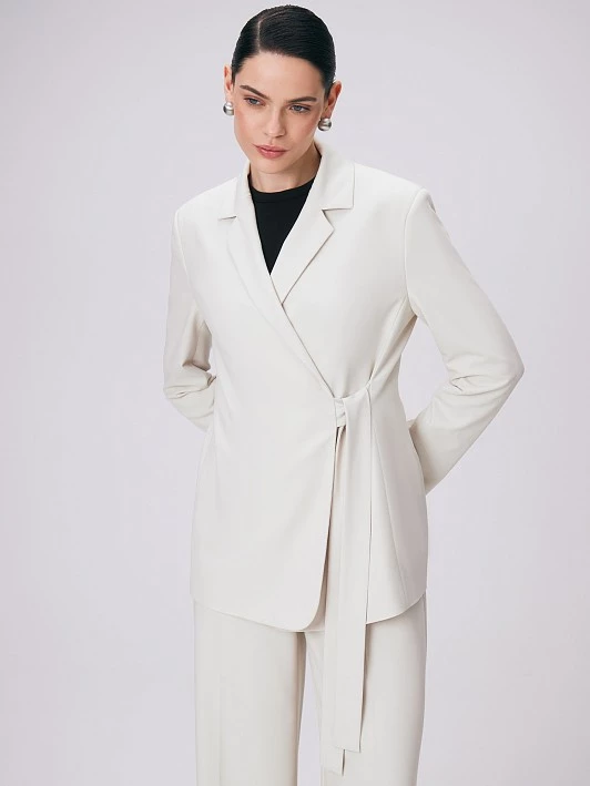 Асимметричный пиджак с запахом Elis арт. JC0150