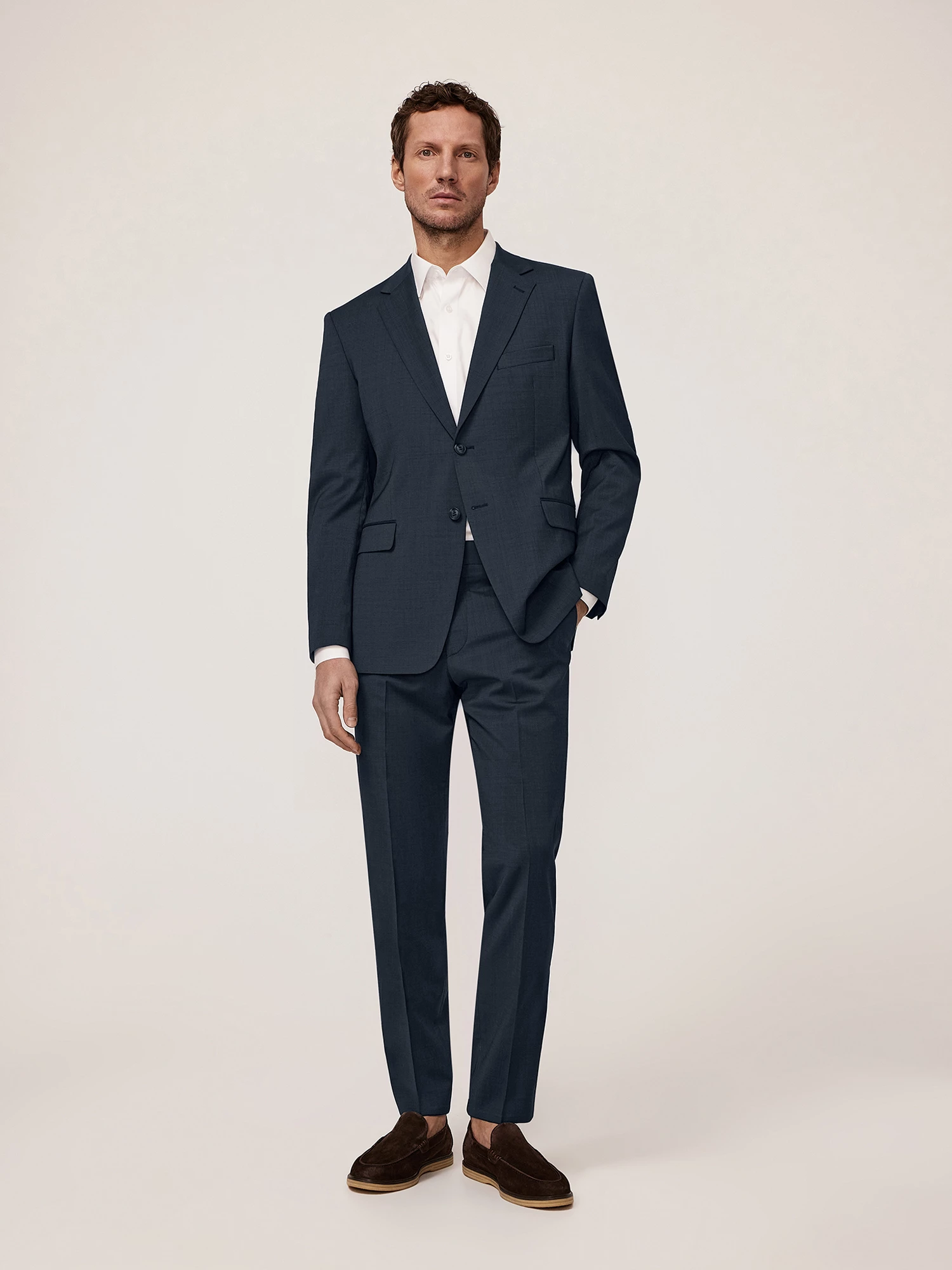 Брюки из шерстяной костюмной ткани 20line арт. ITR0168Y1