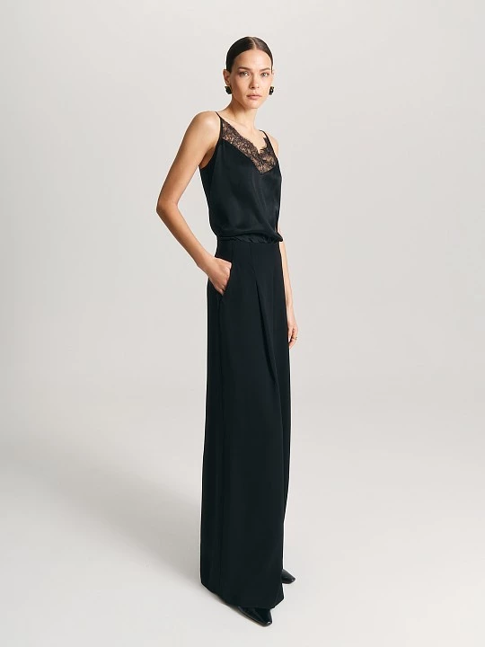 Топ из вискозы с кружевной отделкой Elis арт. TP0100