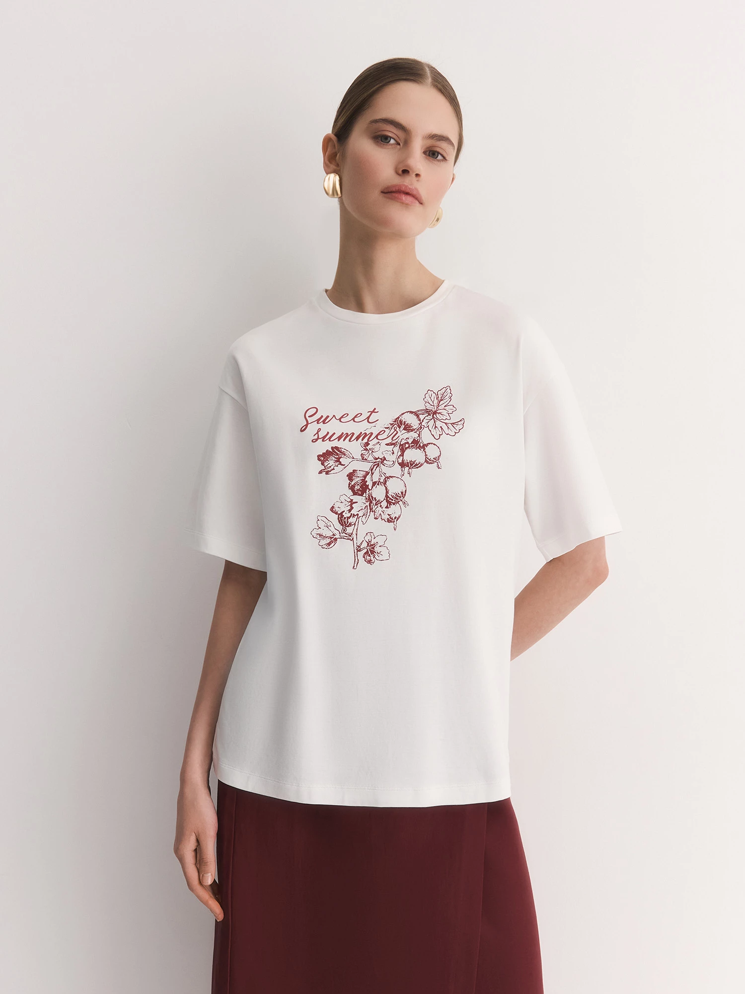 Футболка из мерсеризованного хлопка Elis арт. TS0177KR