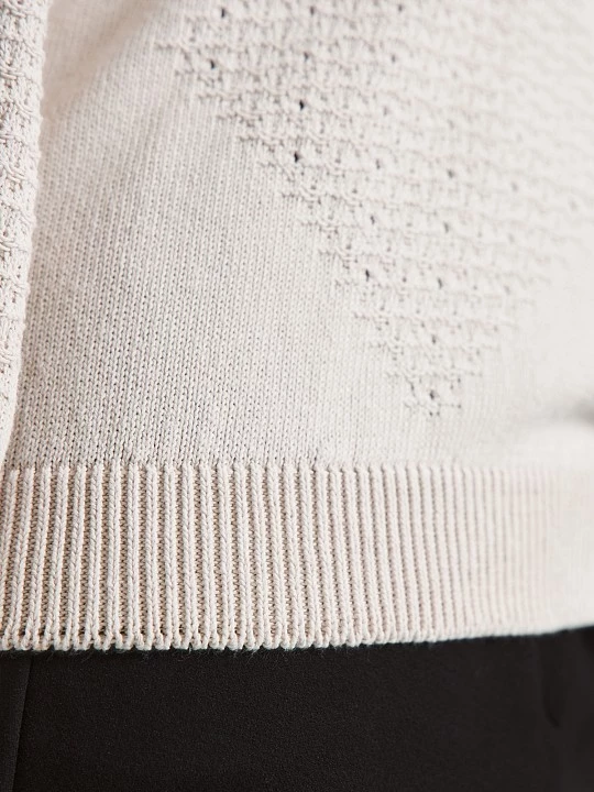 Ажурный вязаный джемпер из 100% хлопка Lalis арт. JM0213V