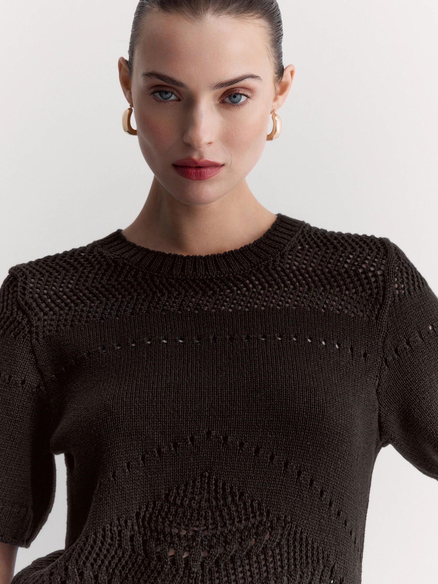 Джемпер ажурной вязки Elis арт. JM0310V5