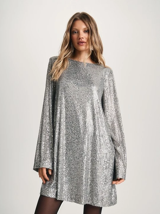 Платье мини с пайетками Elis арт. DR0828K