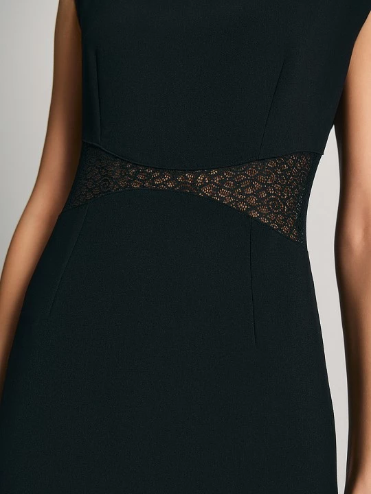 Платье макси с кружевной вставкой Elis арт. DR0778