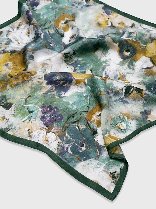 Шелковый платок с цветочным принтом Elis арт. PK0071