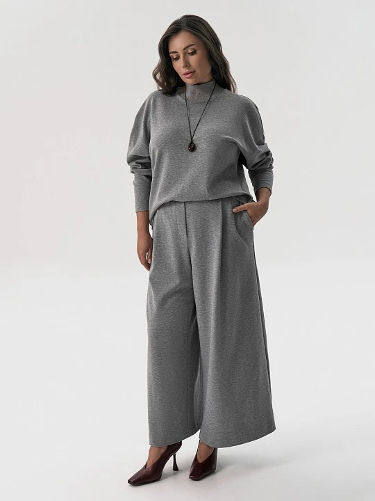 Блуза из вискозной ткани с воротником-стойкой Lalis арт. BL2045K