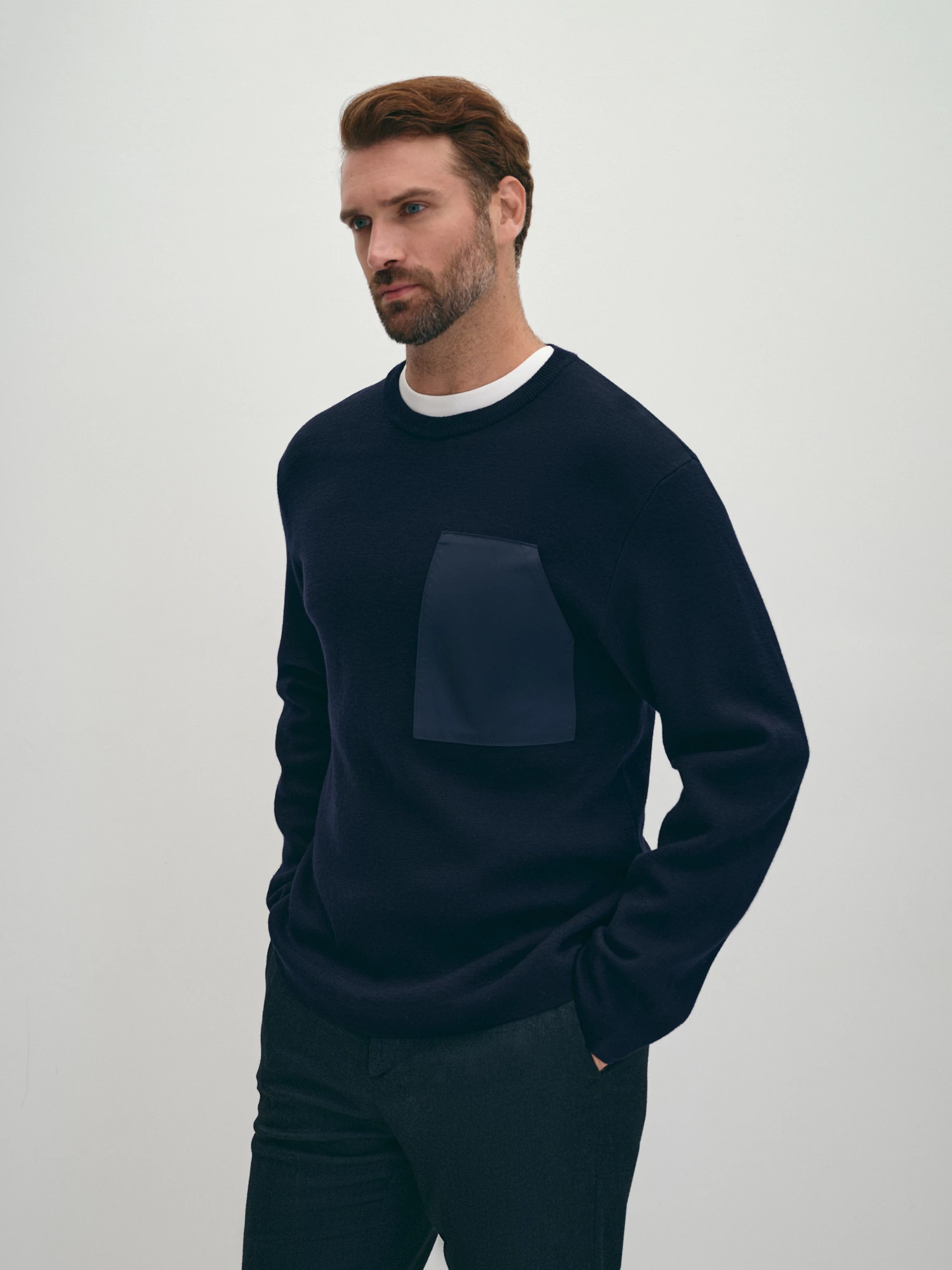 Вязаный джемпер из шерсти мериноса 20line арт. IJM0066V