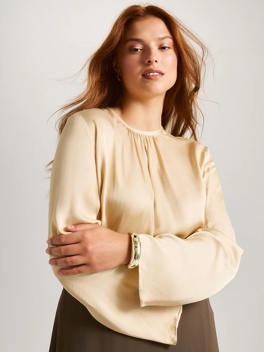 Блуза с атласным блеском из EcoVeroViscose Lalis арт. BL151451