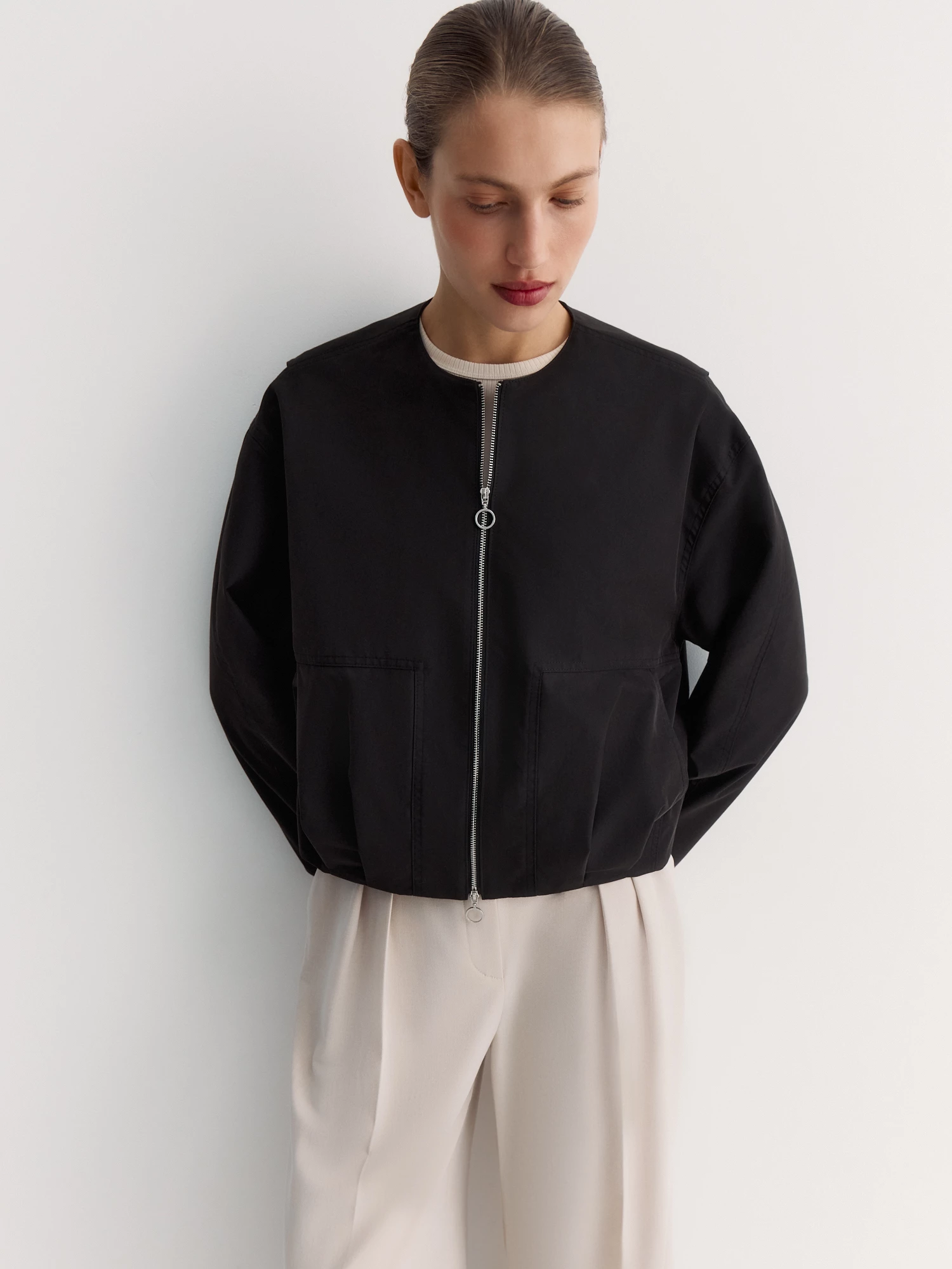 Короткая куртка оригинального кроя Elis арт. KR0104