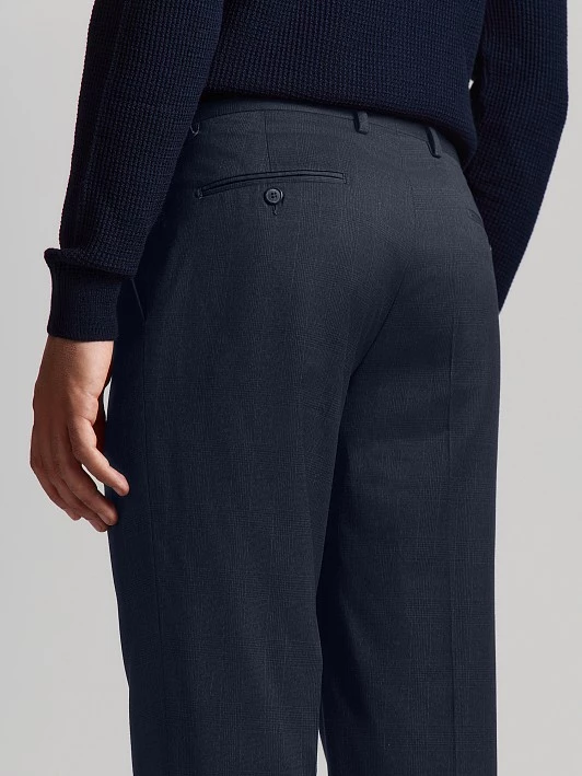 Костюмные брюки в виндзорскую клетку силуэта slim 20line арт. ITR0159Y1