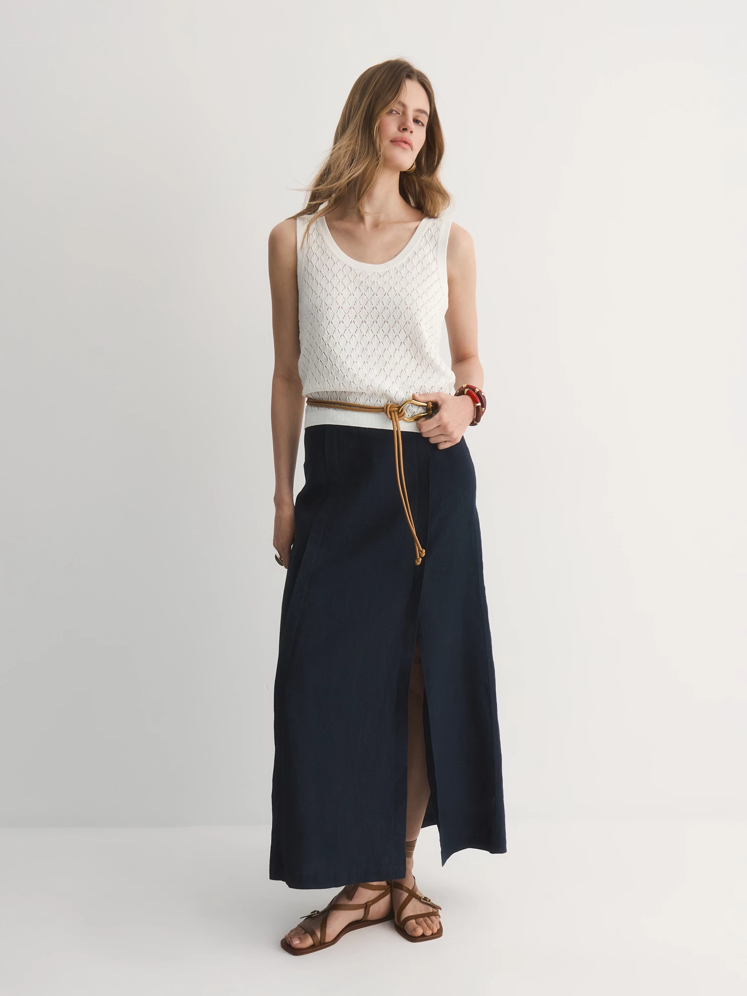 Ажурный вязаный топ Elis арт. TP0133V