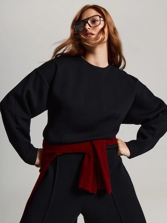 Блуза из хлопкового трикотажа пике Lalis арт. BL1671K