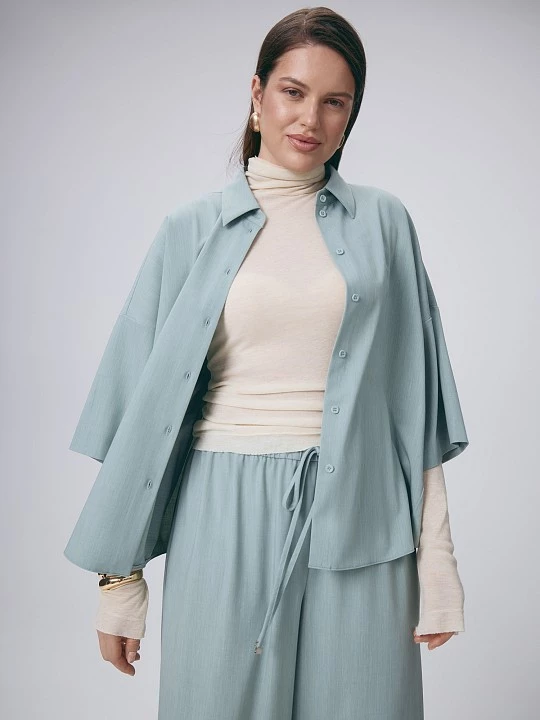 Костюмная блуза рубашечного кроя Lalis арт. BL1499