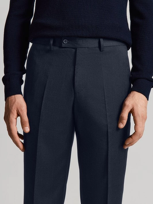 Костюмные брюки в виндзорскую клетку силуэта slim 20line арт. ITR0159Y1