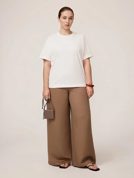 Футболка из натурального хлопка с принтом Lalis арт. TS0125K