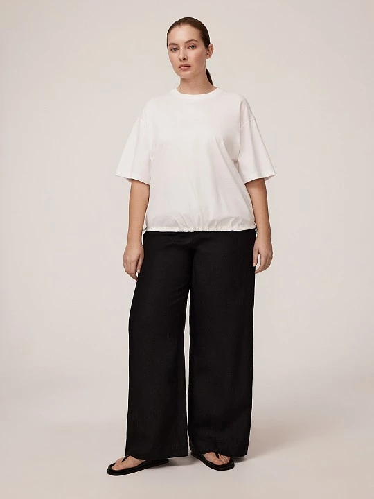 Укороченная футболка из 100% хлопка Lalis арт. TS0134K