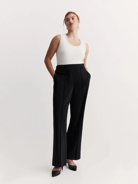 Трикотажные брюки классического кроя Lalis арт. TR0688K