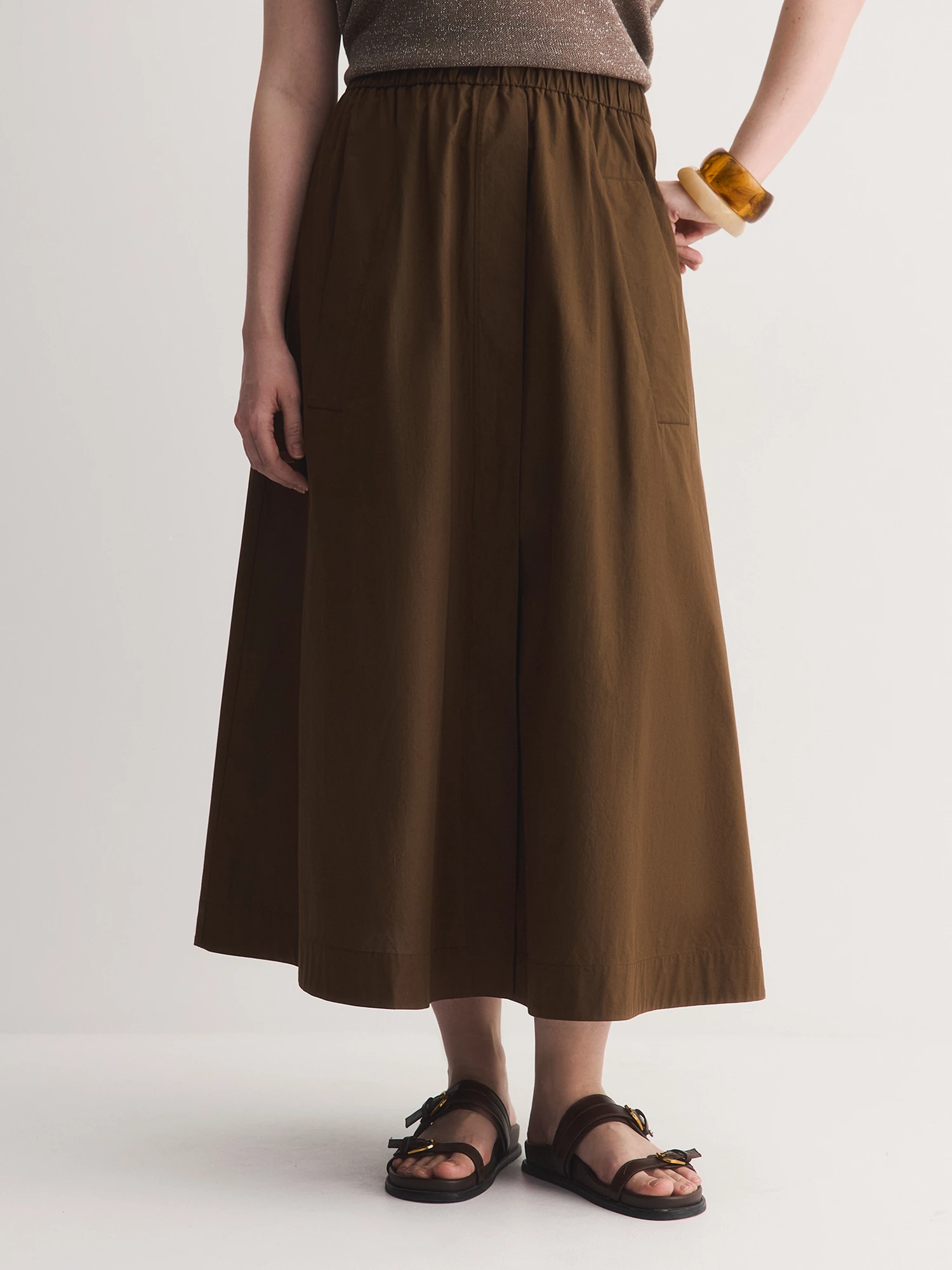 Юбка длины макси с листочками Lalis арт. SK069051P