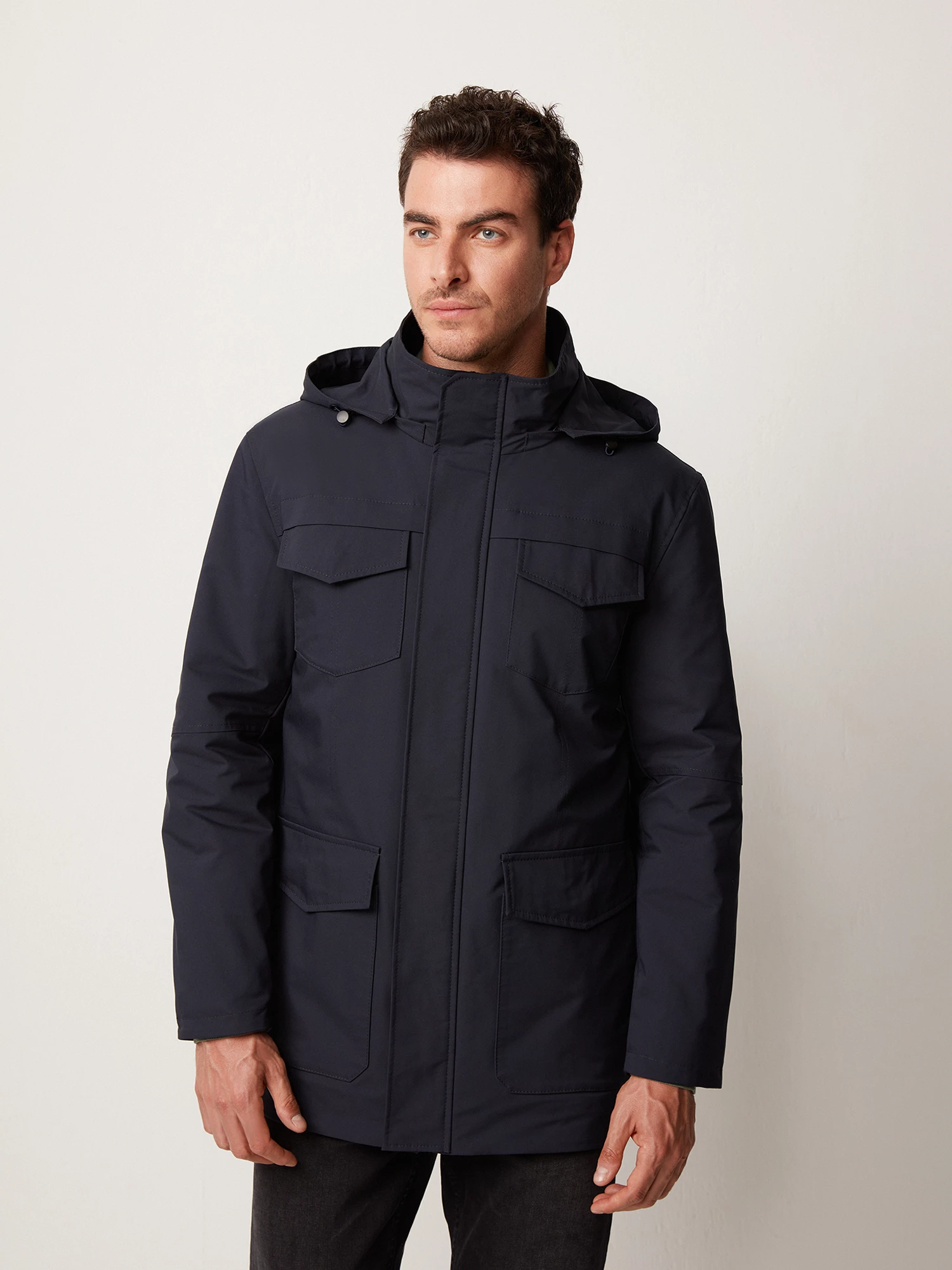 Парка утепленная с капюшоном 20line арт. IKR0026S