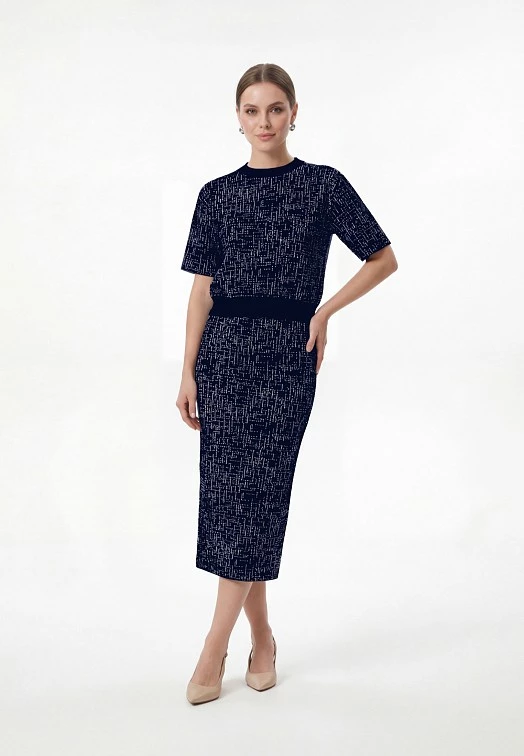 Прямая вязаная юбка Elis арт. SK0613V