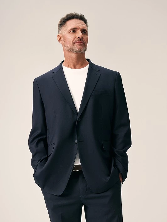 Приталенный пиджак из вискозной костюмной ткани 20line арт. IJC01085Y1N