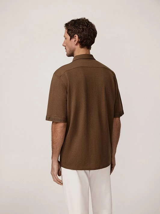 Рубашка-поло из вискозного трикотажа 20line арт. IRU0080K5