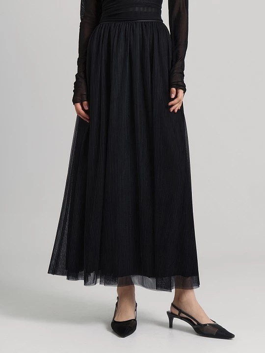 Юбка макси из мягкой сетки Elis арт. SK06085