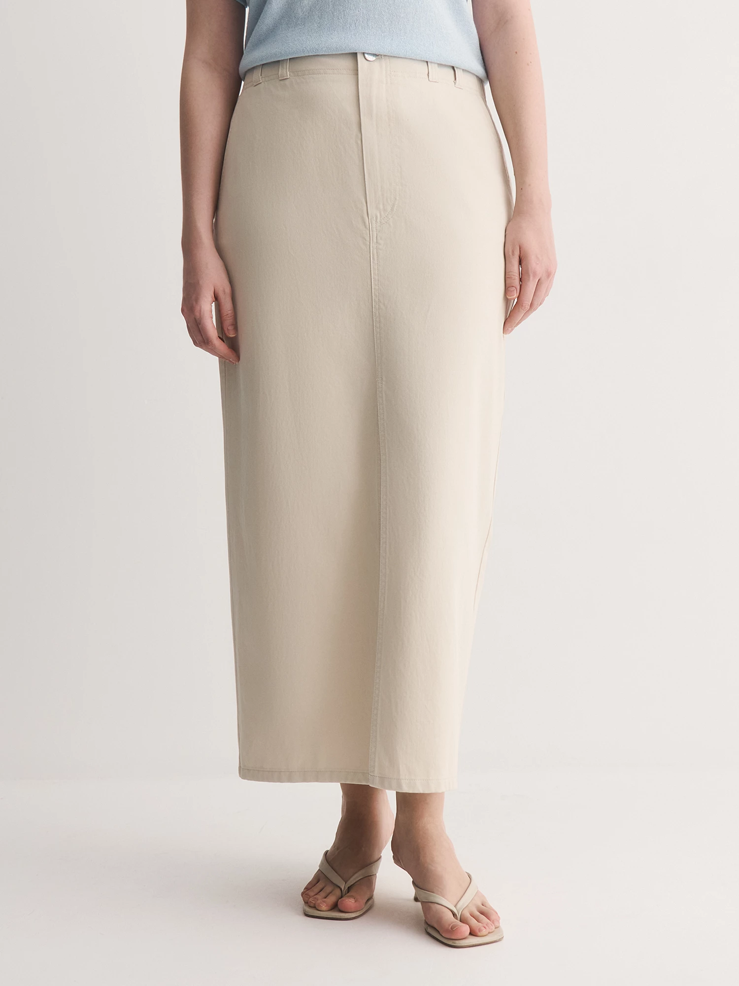 Прямая юбка из лиоцелла и хлопка Lalis арт. SK0662R