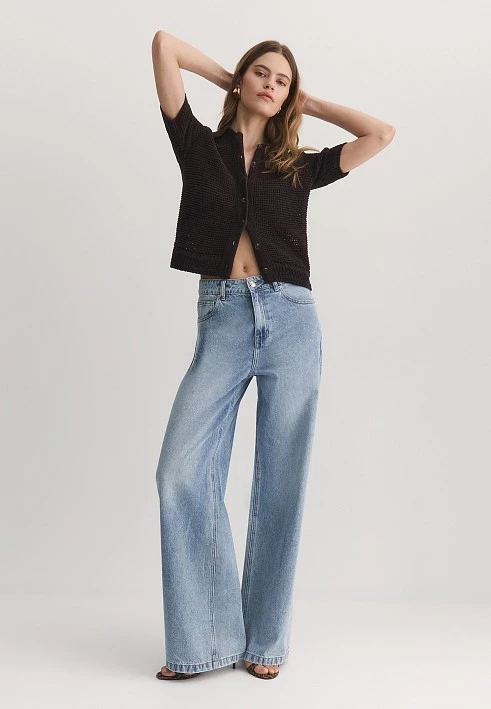 Ажурный кардиган с коротким рукавом Elis арт. CG0055V