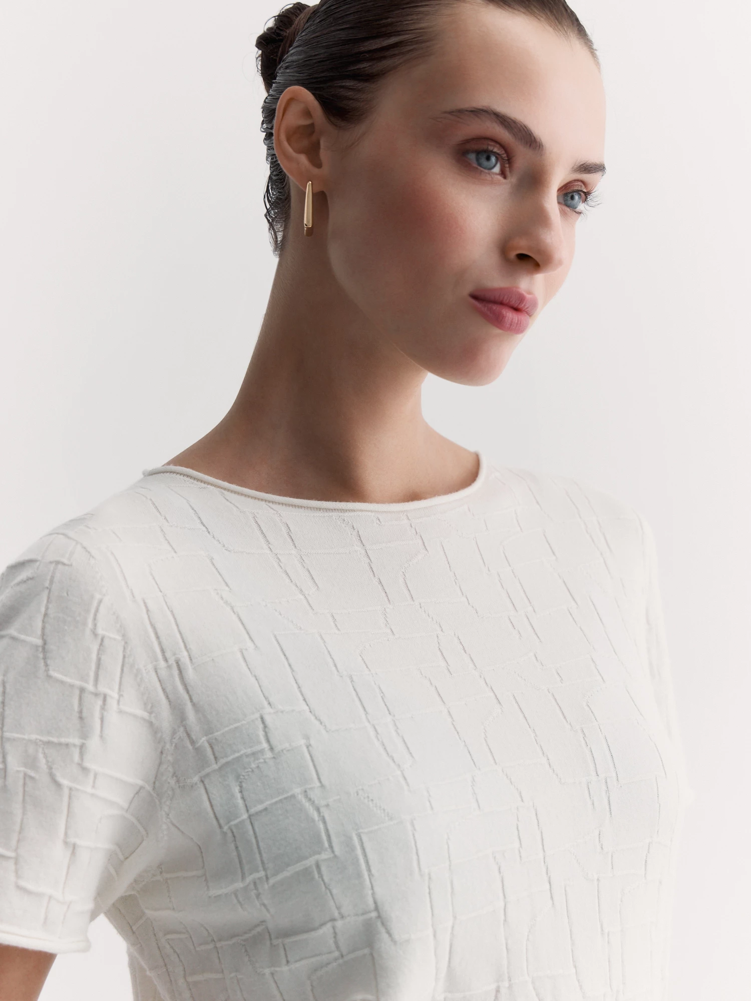 Вязаный джемпер с коротким рукавом Elis арт. JM0303V